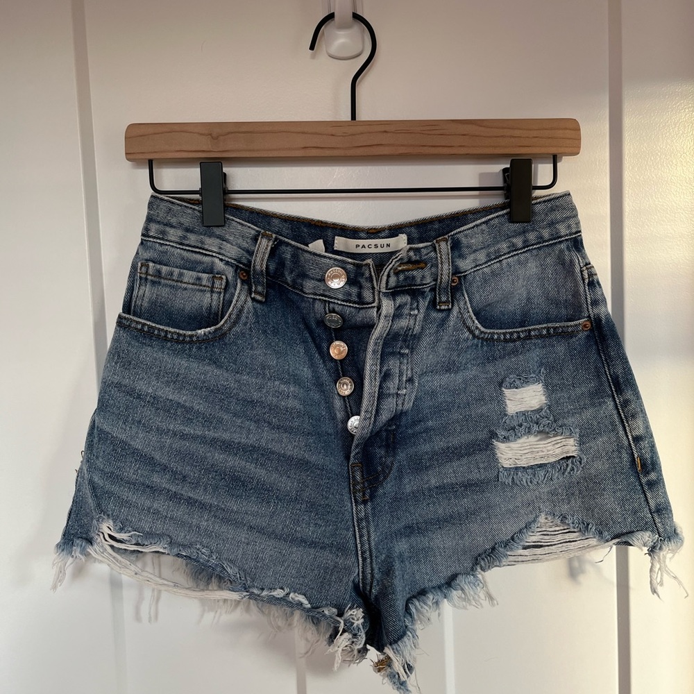PacSun Vintage High Rise Jean Shorts
